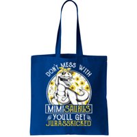 Mimi Saurus Jurasskicked Sunflower Grandma T Rex Gift Tote Bag