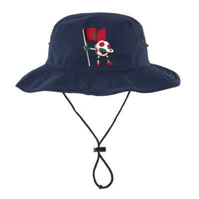 Morocco Soccer Jersey Moroccan Flag Football Dab Funny Legacy Cool Fit Booney Bucket Hat