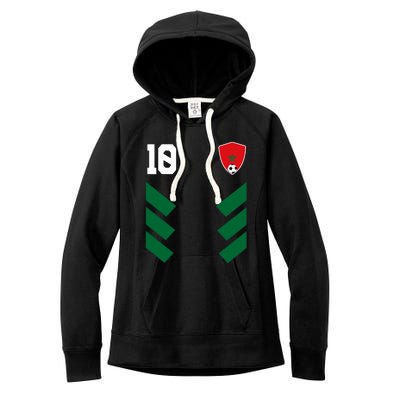 Morocco Soccer Jersey Morocco Football Moroccan Women's Fleece Hoodie