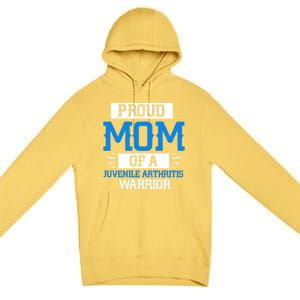 Mom Support Juvenile Arthritis Awareness Appreciation Funny Gift Cool Gift Premium Pullover Hoodie