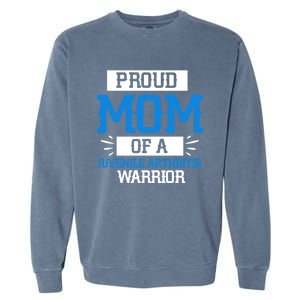 Mom Support Juvenile Arthritis Awareness Appreciation Funny Gift Cool Gift Garment-Dyed Sweatshirt