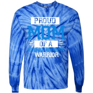 Mom Support Juvenile Arthritis Awareness Appreciation Funny Gift Cool Gift Tie-Dye Long Sleeve Shirt