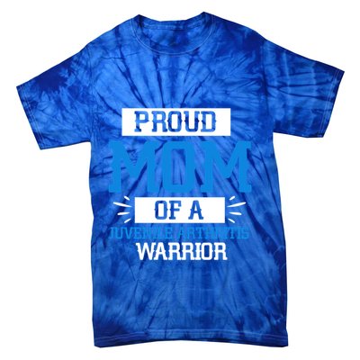 Mom Support Juvenile Arthritis Awareness Appreciation Funny Gift Cool Gift Tie-Dye T-Shirt