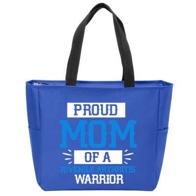 Mom Support Juvenile Arthritis Awareness Appreciation Funny Gift Cool Gift Zip Tote Bag