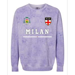 Milan Sportsoccer Jersey Flag Football Italy Colorblast Crewneck Sweatshirt