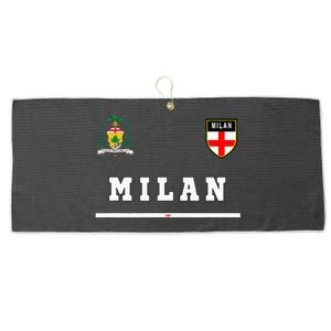 Milan Sportsoccer Jersey Flag Football Italy Large Microfiber Waffle Golf Towel