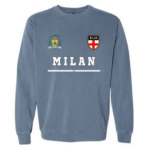 Milan Sportsoccer Jersey Flag Football Italy Garment-Dyed Sweatshirt