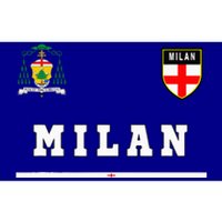 Milan Sportsoccer Jersey Flag Football Italy Bumper Sticker