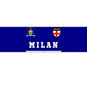 Milan Sportsoccer Jersey Flag Football Italy Bumper Sticker