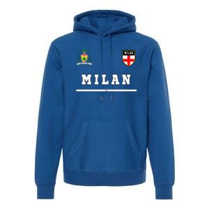 Milan Sportsoccer Jersey Flag Football Italy Premium Hoodie