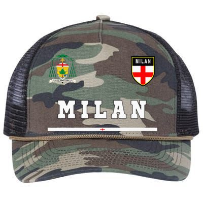 Milan Sportsoccer Jersey Flag Football Italy Retro Rope Trucker Hat Cap