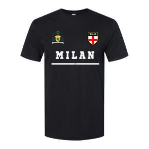 Milan Sportsoccer Jersey Flag Football Italy Softstyle CVC T-Shirt