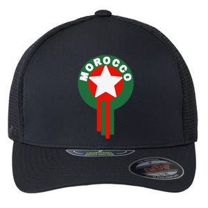 Morocco Soccer Jersey Gift Morocco Football Fans Flexfit Unipanel Trucker Cap