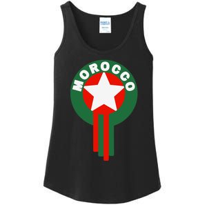 Morocco Soccer Jersey Gift Morocco Football Fans Ladies Essential Tank