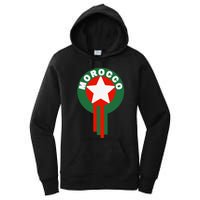 Morocco Soccer Jersey Gift Morocco Football Fans Women's Pullover Hoodie