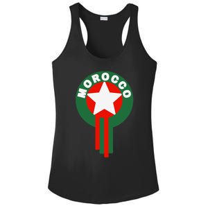 Morocco Soccer Jersey Gift Morocco Football Fans Ladies PosiCharge Competitor Racerback Tank