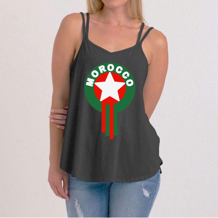 Morocco Soccer Jersey Gift Morocco Football Fans Women's Strappy Tank