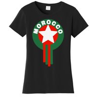 Morocco Soccer Jersey Gift Morocco Football Fans Women's T-Shirt