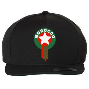 Morocco Soccer Jersey Gift Morocco Football Fans Wool Snapback Cap