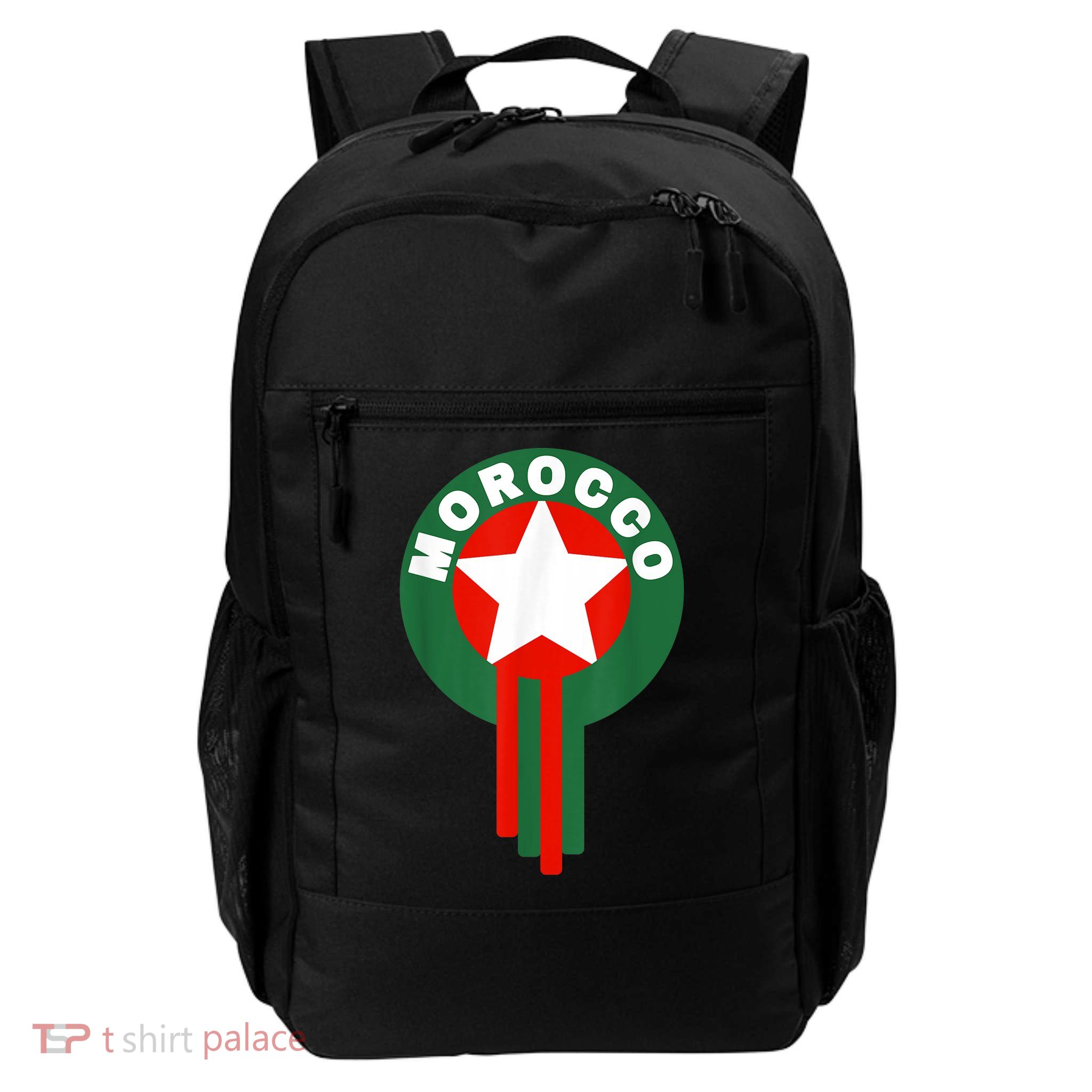 Morocco Soccer Jersey Gift Morocco Football Fans   Backpack