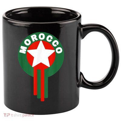 Morocco Soccer Jersey Gift Morocco Football Fans   11oz C Handle Ceramic Mug