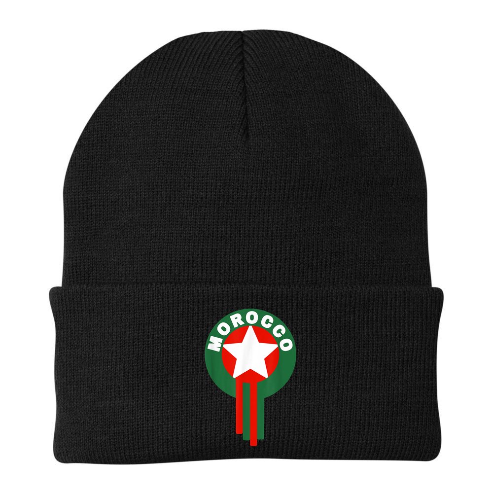 Morocco Soccer Jersey Gift Morocco Football Fans   Beanie