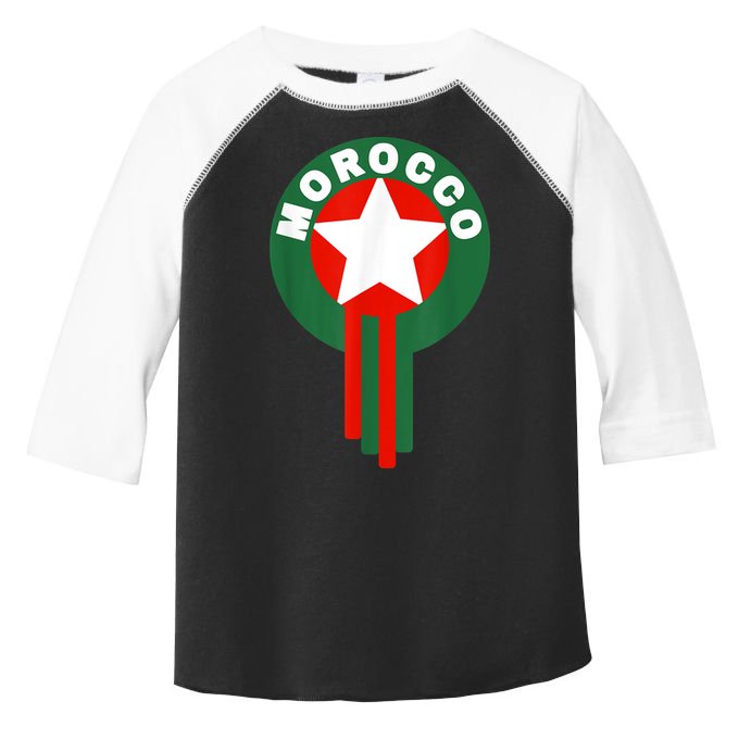 Morocco Soccer Jersey Gift Morocco Football Fans   Toddler Fine Jersey T-Shirt