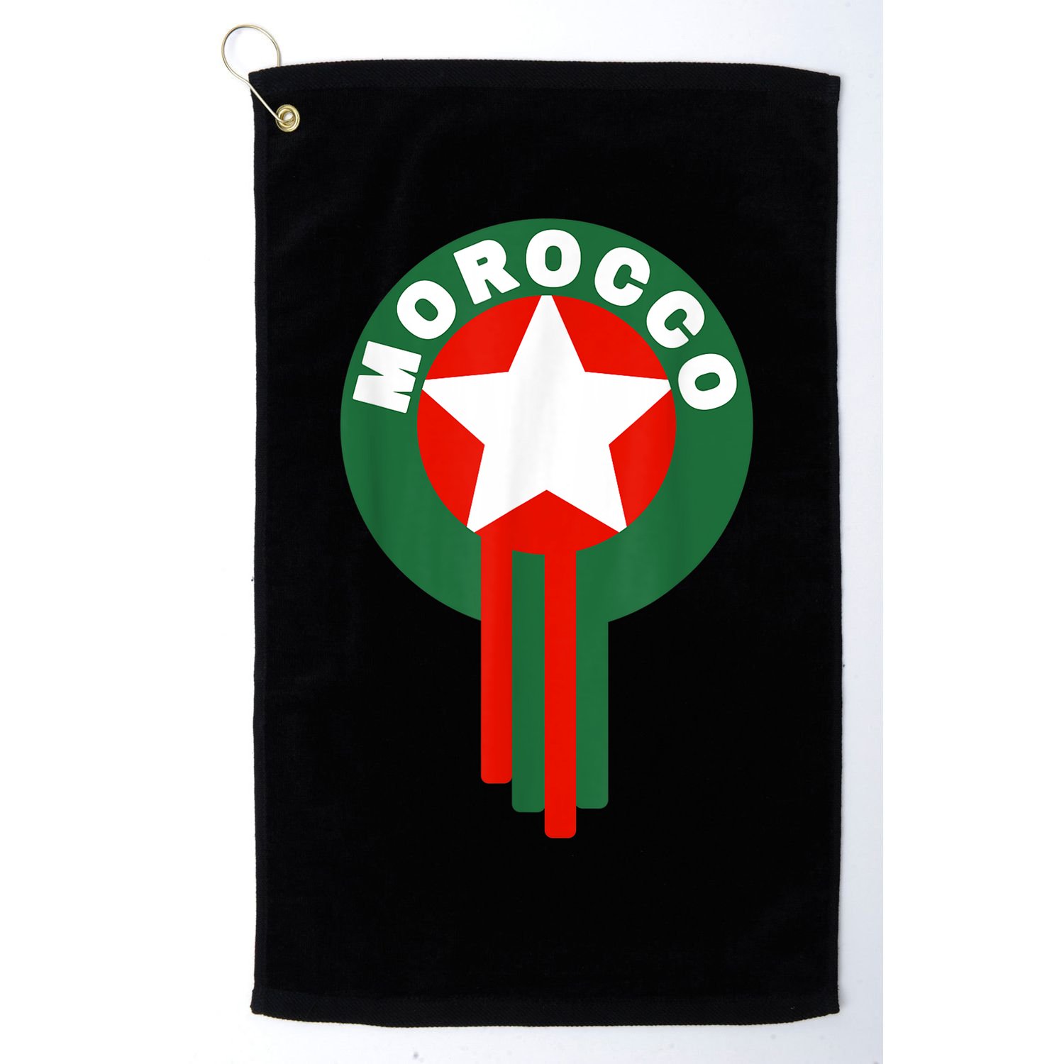 Morocco Soccer Jersey Gift Morocco Football Fans   Golf Towel