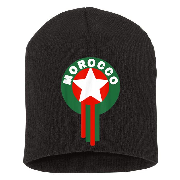 Morocco Soccer Jersey Gift Morocco Football Fans   Short Acrylic Beanie