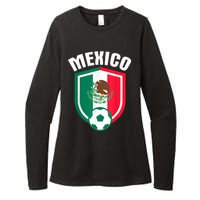 Mexico Soccer Jersey Gift Mexico Football Fans   Womens CVC Long Sleeve Shirt