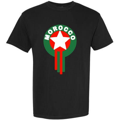 Morocco Soccer Jersey Morocco Football Fans  Garment-Dyed Heavyweight T-Shirt