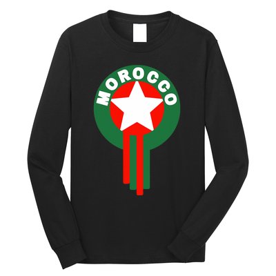 Morocco Soccer Jersey Morocco Football Fans  Long Sleeve Shirt