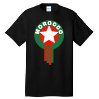 Morocco Soccer Jersey Morocco Football Fans  Tall T-Shirt