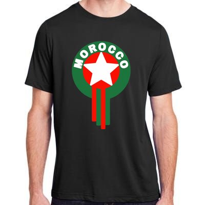 Morocco Soccer Jersey Morocco Football Fans  Adult ChromaSoft Performance T-Shirt