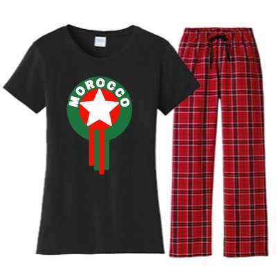 Morocco Soccer Jersey Morocco Football Fans  Women's Flannel Pajama Set