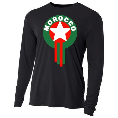 Morocco Soccer Jersey Morocco Football Fans  Cooling Performance Long Sleeve Crew