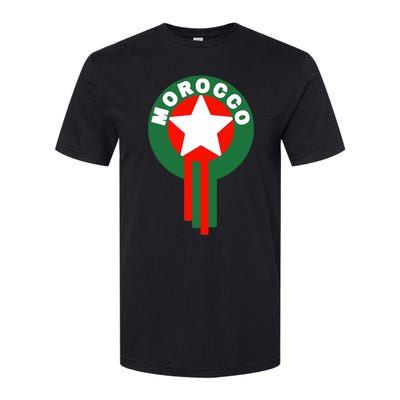 Morocco Soccer Jersey Morocco Football Fans  Softstyle CVC T-Shirt