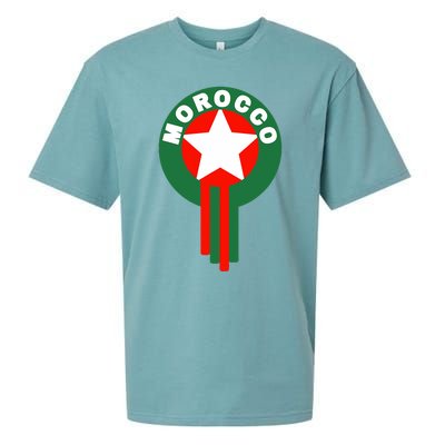 Morocco Soccer Jersey Morocco Football Fans  Sueded Cloud Jersey T-Shirt