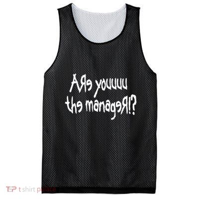 Meth Syndicate Karen Are You The Manager Mesh Reversible Basketball Jersey Tank