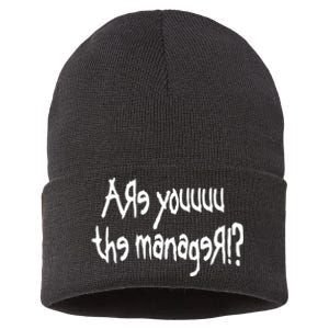 Meth Syndicate Karen Are You The Manager Sustainable Knit Beanie