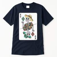 Mexican Skeleton King Card Tall T-Shirt