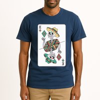 Mexican Skeleton King Card Tall T-Shirt