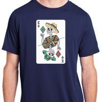 Mexican Skeleton King Card Adult ChromaSoft Performance T-Shirt