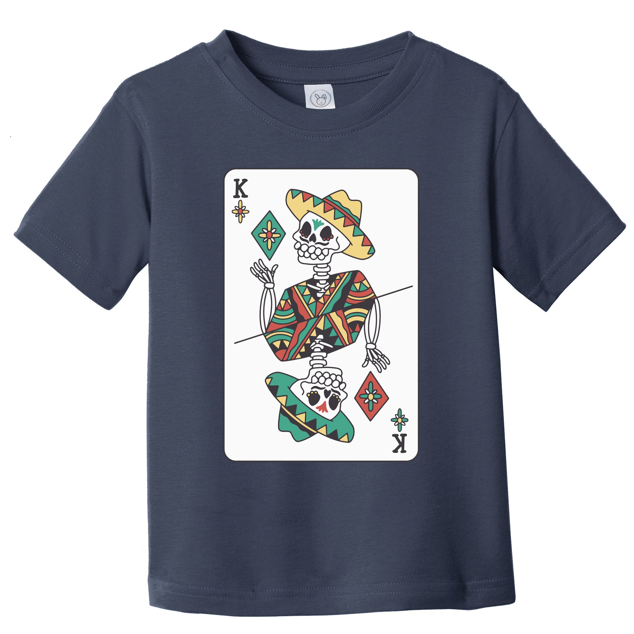 Mexican Skeleton King Card Toddler T-Shirt