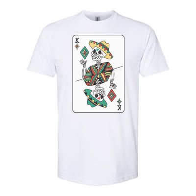 Mexican Skeleton King Card Softstyle® CVC T-Shirt