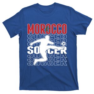 Morocco Soccer Lovers Jersey Cool Gift Proud Moroccan Football Fans Gift T-Shirt