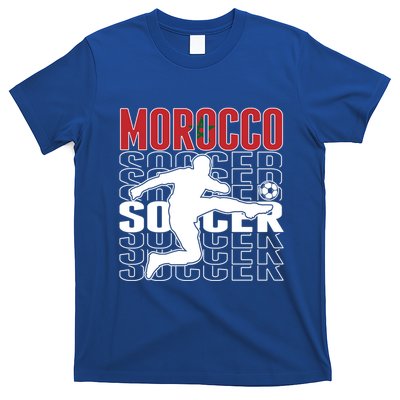 Morocco Soccer Lovers Jersey Cool Gift Proud Moroccan Football Fans Gift T-Shirt