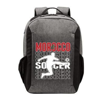 Morocco Soccer Lovers Jersey Cool Gift Proud Moroccan Football Fans Gift Vector Backpack