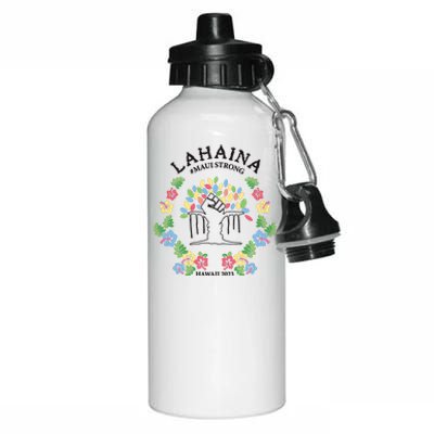 Maui Strong Lahaina Banyan Tree Pray For Maui Aluminum Water Bottle