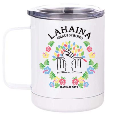 Maui Strong Lahaina Banyan Tree Pray For Maui 12 oz Stainless Steel Tumbler Cup